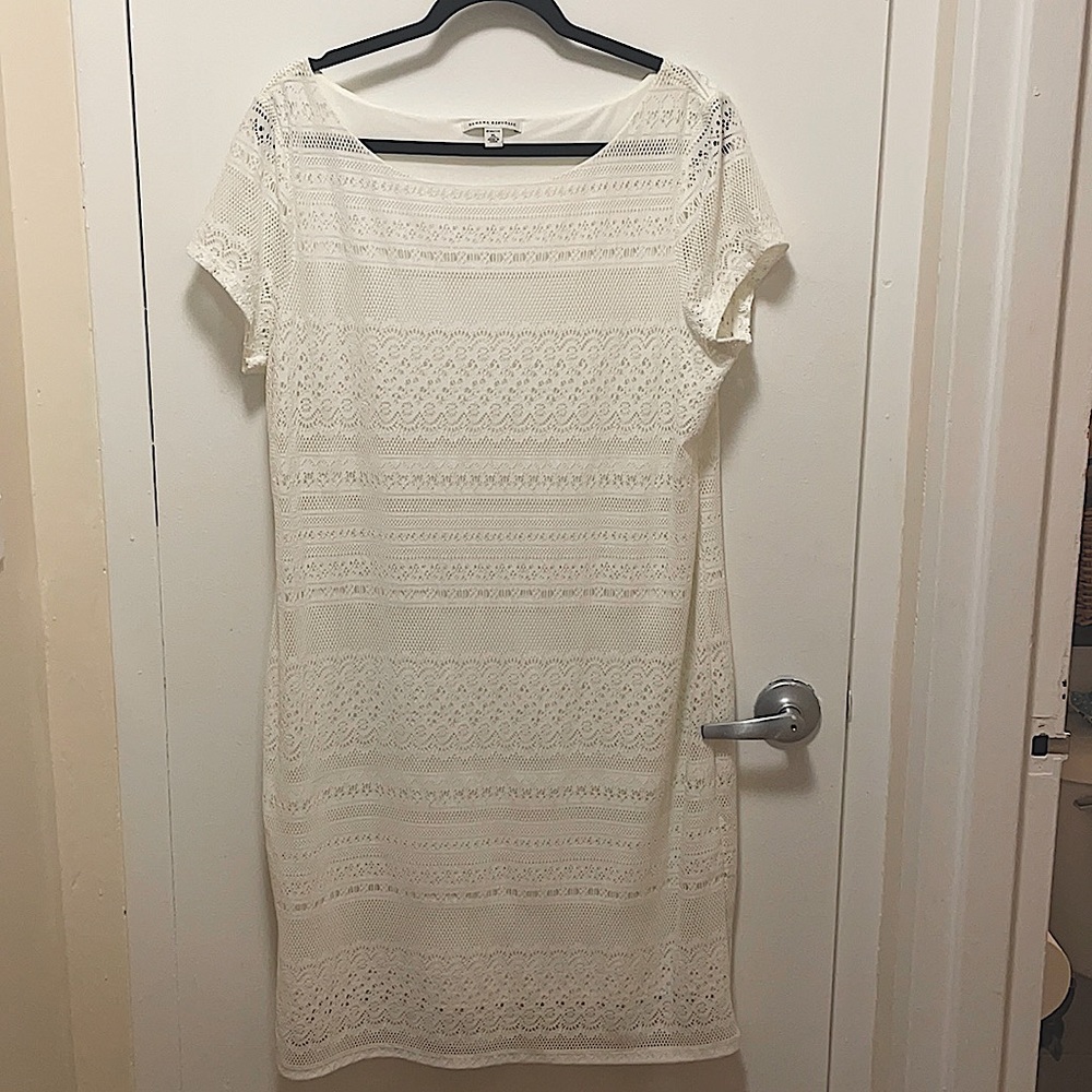 NWT White Lace Banana Republic Dress.